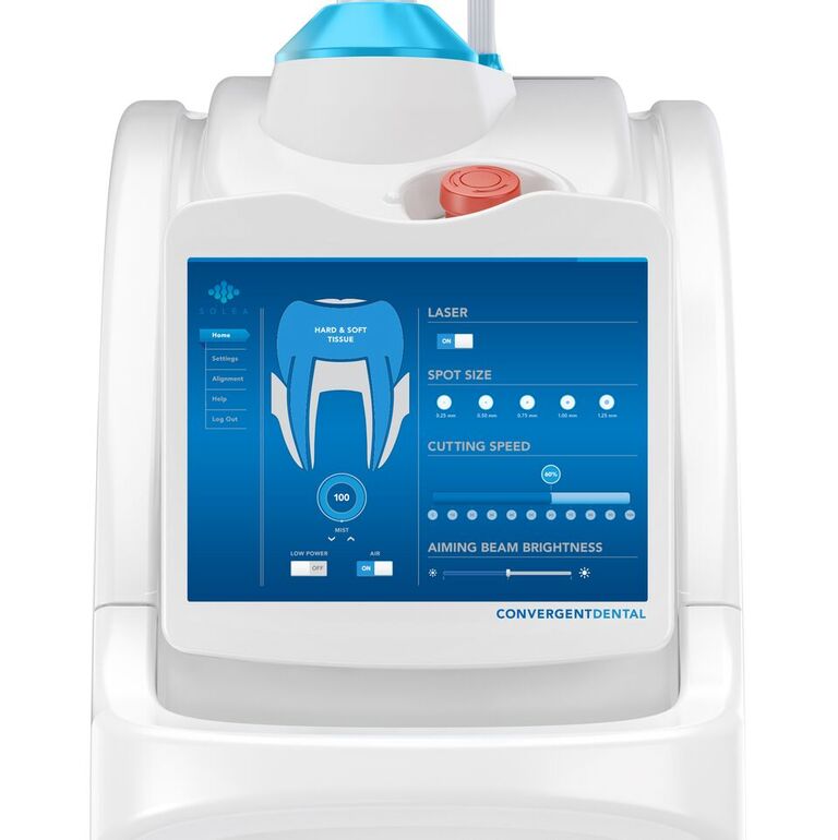 Solea Laser Solea dental technology features a clean, white design.